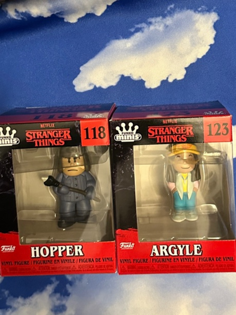 Funko Stranger Things Hopper & Argyle Vinyl Minis